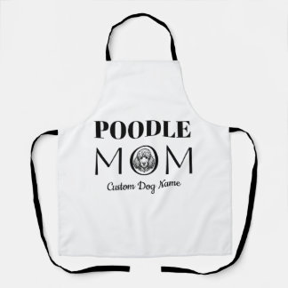 Delantal Regalo de cumpleaños para mamá Caniche, Mamá Perro