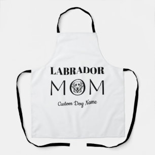 Delantal Regalo de cumpleaños para mamá labrador, mamá perr