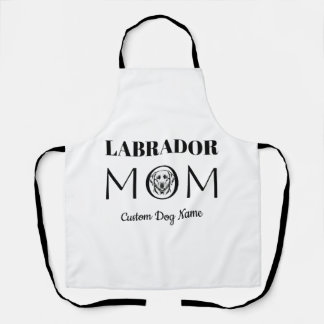 Delantal Regalo de cumpleaños para mamá labrador, mamá perr