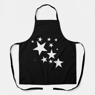 Delantal Regalo de Disfraz de Diseño de Patrón de Estrellas