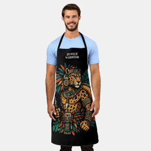 Delantal Regalo de estilo salvaje del guerrero jaguar triba