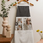 Delantal Regalo de fotografía familiar personalizada de Col<br><div class="desc">Regalo de fotografía familiar personalizada de Collage moderno</div>