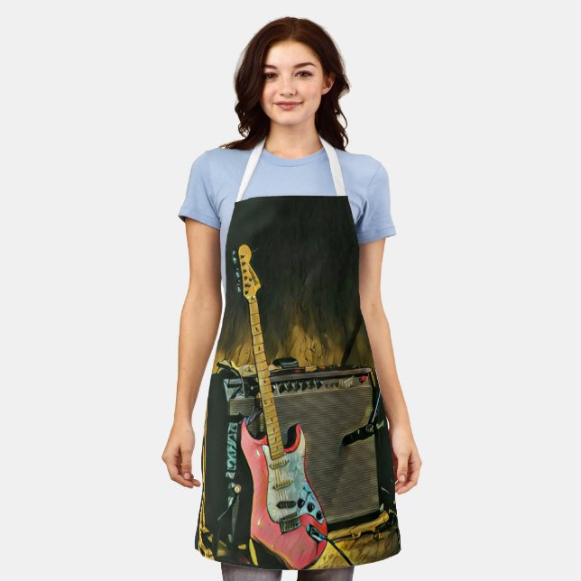 Delantal Regalo de guitarra acústica (Gastado)