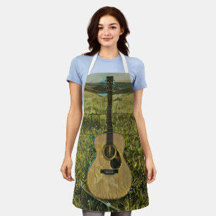Delantal Regalo de guitarra acústica