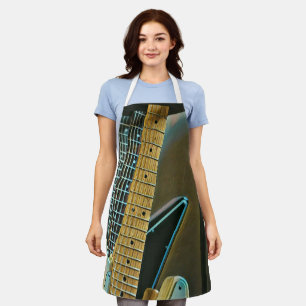 Delantal regalo de guitarra para el día del padre