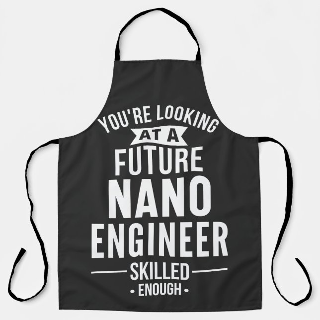 Delantal Regalo de ingeniero de NANO (Anverso)