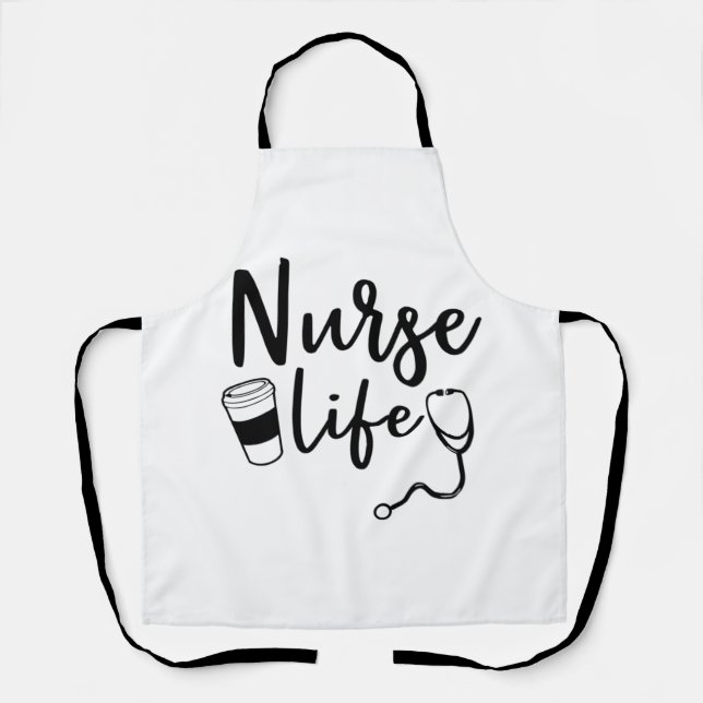 Delantal Regalo De La Enfermería Para La Enfermería (Anverso)