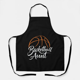 Delantal Regalo de la tía del baloncesto con la tía