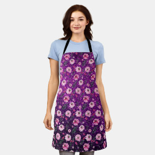 Delantal Regalo de Navidades de cocina de Purpurina morado 