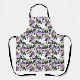 Delantal Regalo de navidades de cumpleaños de diseño floral