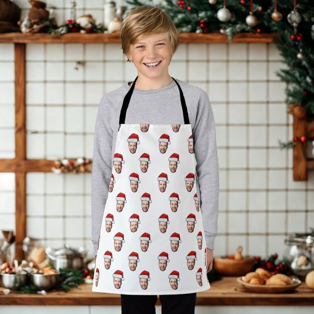 Delantal Regalo de Navidades de personalizado Face Photo Sa (Subido por el creador)
