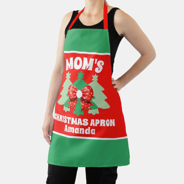 Delantal Regalo de Navidades de personalizado Mamá (in situ)