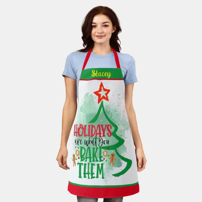 Delantal Regalo de navidades para los amantes de la cocina  (Gastado)
