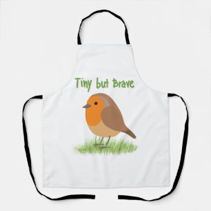 Delantal Regalo de Pájaro Robin Lindo