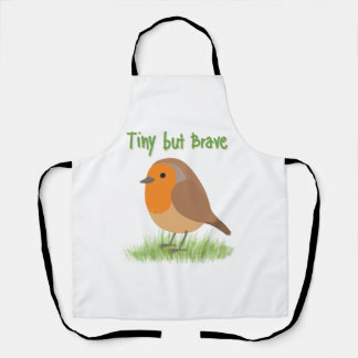 Delantal Regalo de Pájaro Robin Lindo