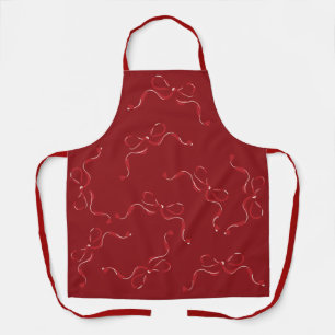 Delantal Regalo de reverencias rojas de San Valentín modern