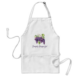 Delantal Regalo de uva divertido para amante del vino