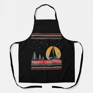 Delantal Regalo de vela para marineros Navidades feos