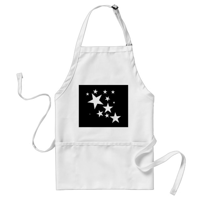 Delantal Regalo de vestuario de diseño de estrellas de estr (Frente)