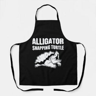 Delantal Regalo del biólogo de animales de la tortuga Snapp