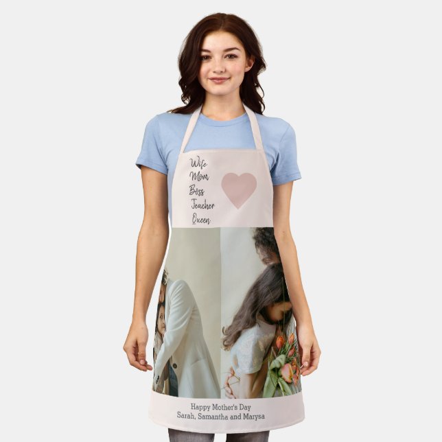 Delantal Regalo del Día de la Madre para mamá, esposa, jefe (Gastado)