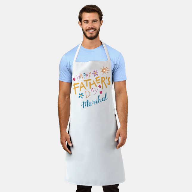 Delantal Regalo del día del padre para los niños (Gastado)