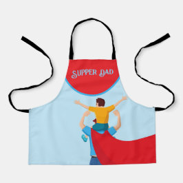 Delantal Regalo del Día del Padre para Papá Cena