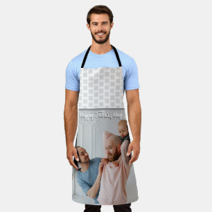 Delantal Regalo del Día del Padre para Papá Foto personal