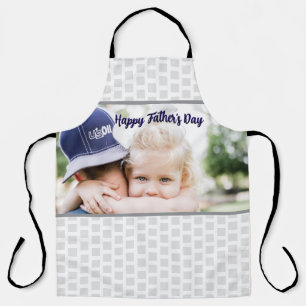 Delantal Regalo del Día del Padre para Papá Foto Personal