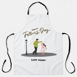 Delantal Regalo del Día del Padre para Papá | Foto y Nombre