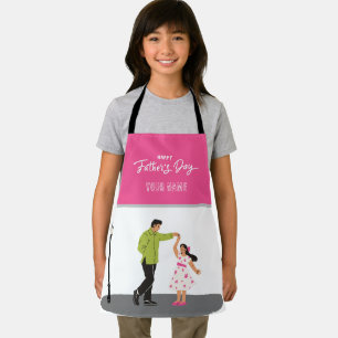 Delantal Regalo del Día del Padre para Papá   Foto y Nombre