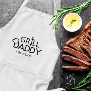 Delantal Regalo del Día del Padre Personalizado de Grill Da