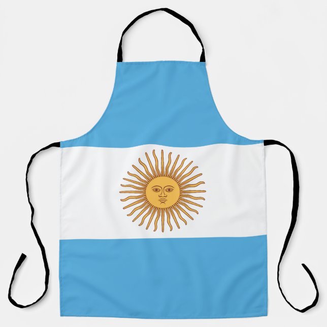 Delantal Regalo del Orgullo de la Bandera Argentina (Anverso)