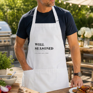 Delantal Regalo divertido de barbacoa y cocina personalizad