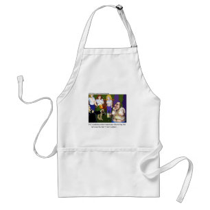 Delantal Regalo divertido de camiseta mojada mala Concurso 