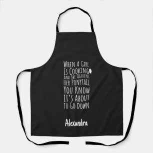 Delantal Regalo Divertido de Cocina para Chicas Adolescente