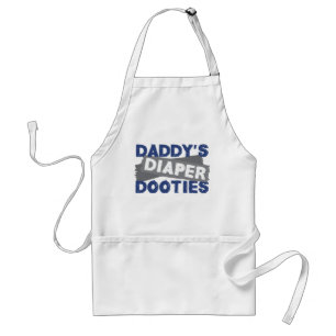 Delantal Regalo divertido de la ducha de Dooties del pañal