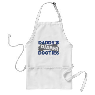 Delantal Regalo divertido de la ducha de Dooties del pañal
