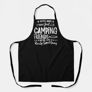 Delantal Regalo divertido para amigos de camping de una peq