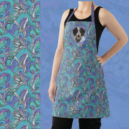 Delantal Regalo fotográfico para la abuela de perro Bonito 