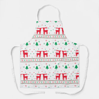Delantal regalo galleta de Navidad familiar linda