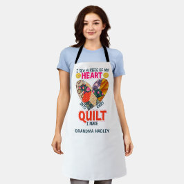 Delantal Regalo para abuela que cose y hace quilt