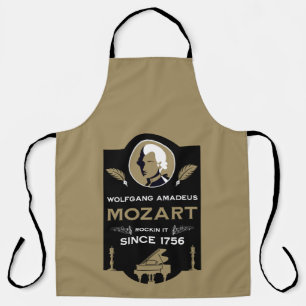 Delantal Regalo para amante de la música de Mozart