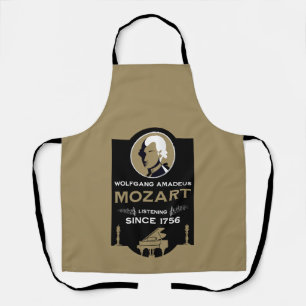 Delantal Regalo para amante de la música de Mozart