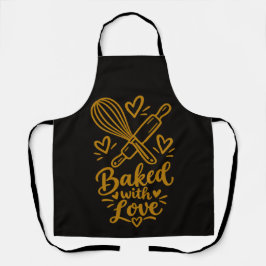 Delantal Regalo para amante de la repostería Hecho con Amor
