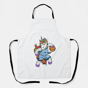 Delantal Regalo para jugadora de baloncesto Unicornio BBall