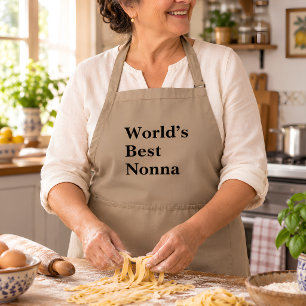 Delantal Regalo para la Mejor Nonna Abuela Italian