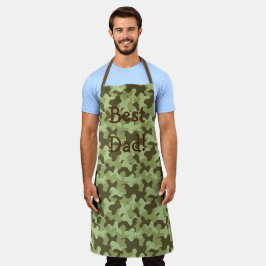 Delantal Regalo personalizado de papá de camuflaje