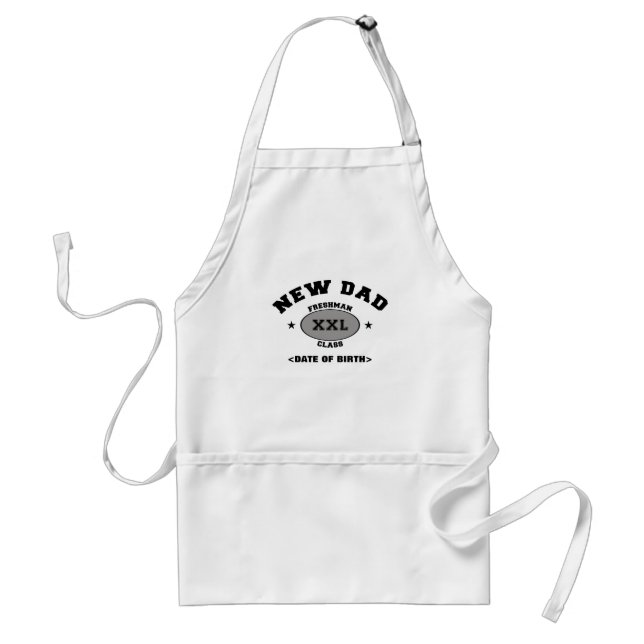 Delantal Regalo personalizado nuevo papá XXL (Frente)