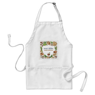 Delantal Regalo Único Para Mamá Hecho Con Amor Cocina Asiát